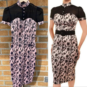 laura byrnes couture pinup dress xs